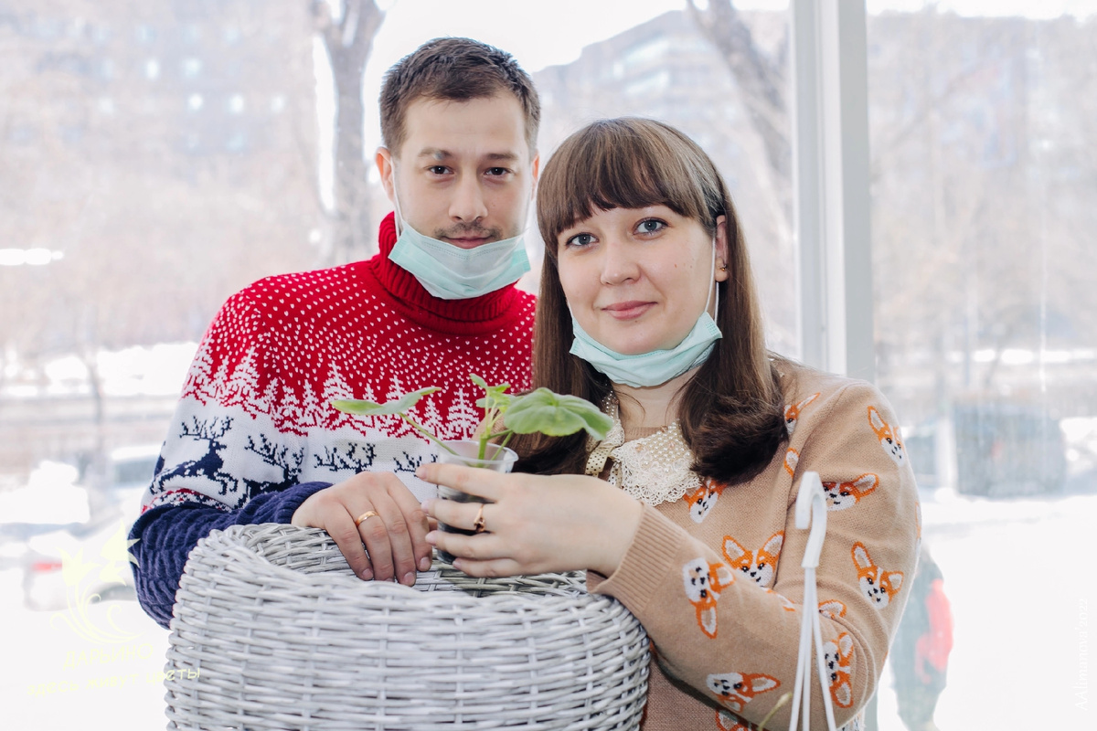 Счастливые обладатели первого кашпо расцветки "березка". Это было только начало...