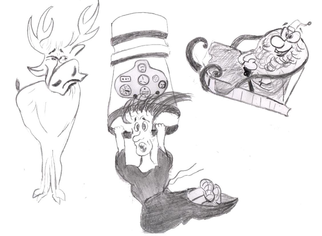 рисунок автора. И уж извините. Какой художник, такой и холст. 