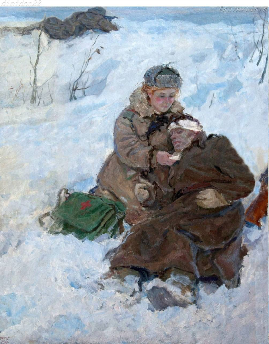 Ефим Зверьков. «Медсестра». 1960