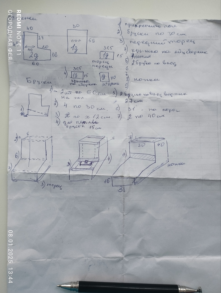 Сделала себе шпаргалку