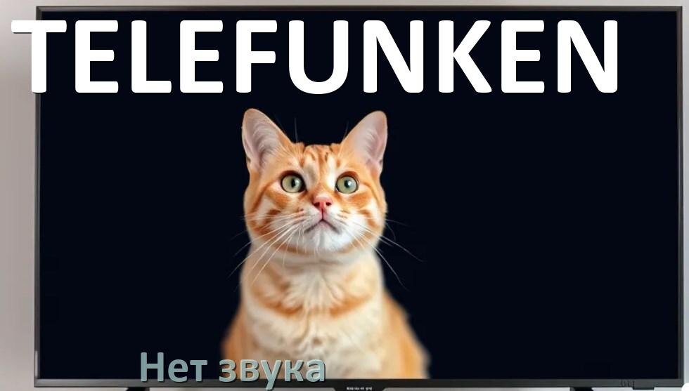 
Почему в телевизоре TELEFUNKEN нет звука но есть изображение и что делать