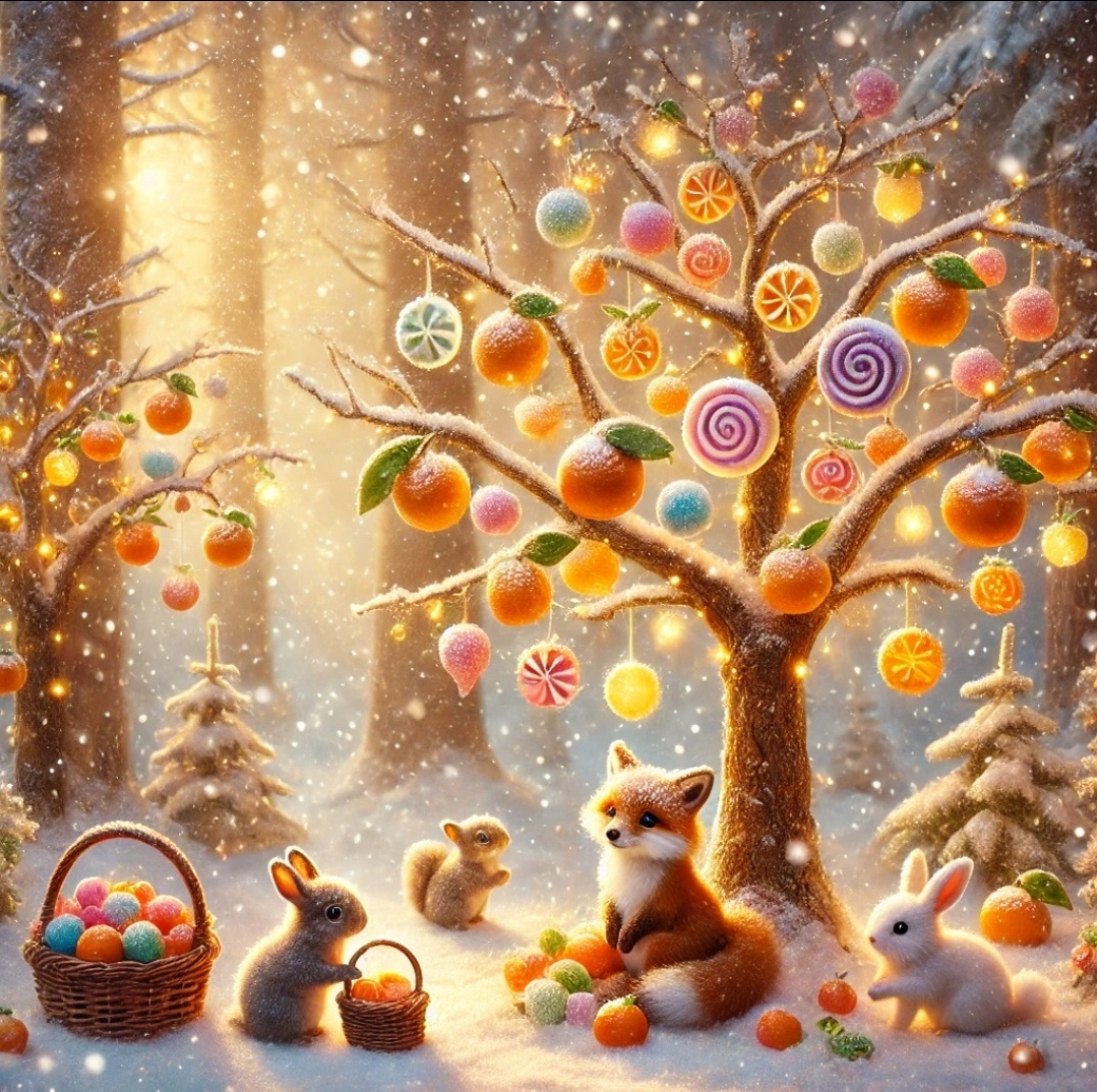 Вот какую сказку мы написали с ИИшкой для Вас☃️ 