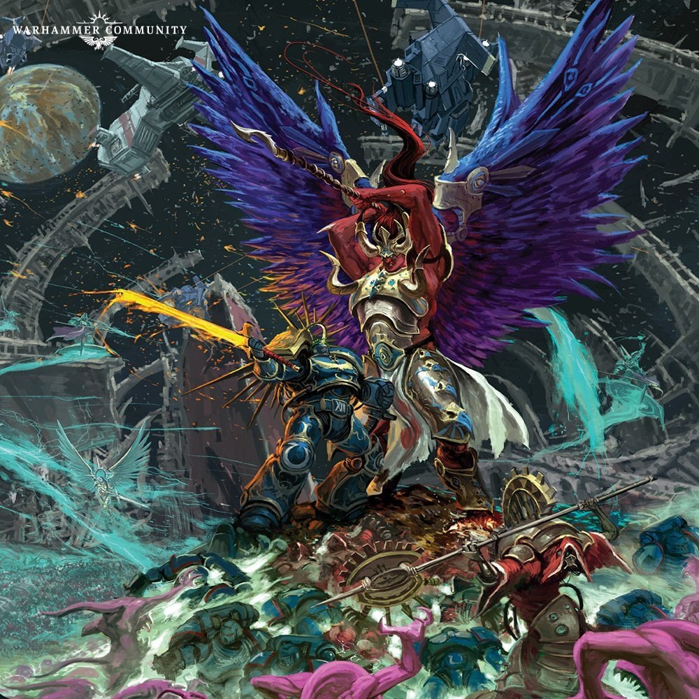 "Осатаневший" Магнус сражается с братом Робаутном на Луне. Источник dzen.ru