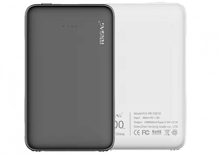    Повербанк на 5000 мАч не сможет полностью зарядить смартфон