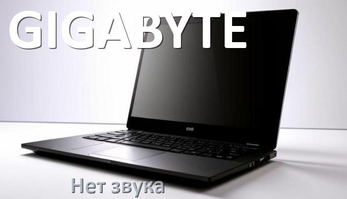 
Почему в ноутбуке GIGABYTE нет звука но всё включено