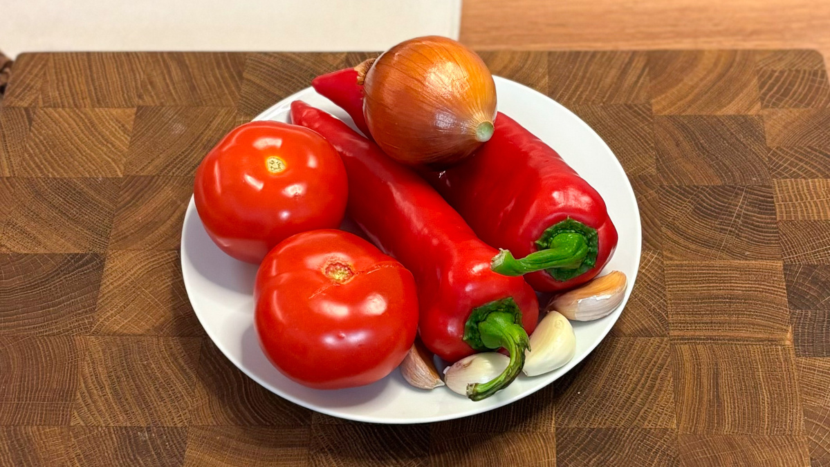 Самый вкус получится из свежих овощей