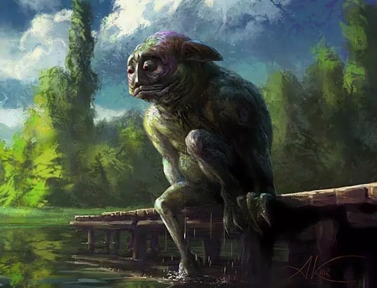 Художественное изображение анчутки