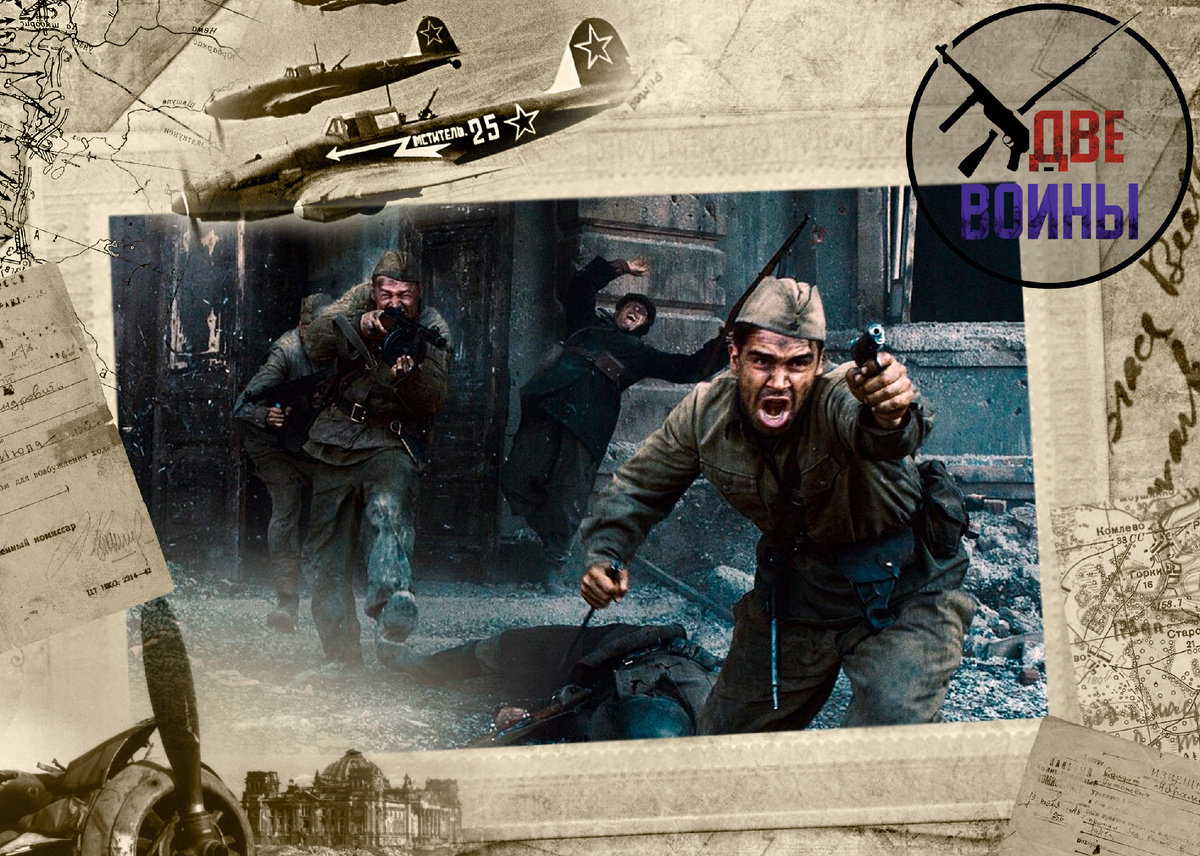 Зато пафоса в фильме очень много. Кадр из фильма "Сталинград".