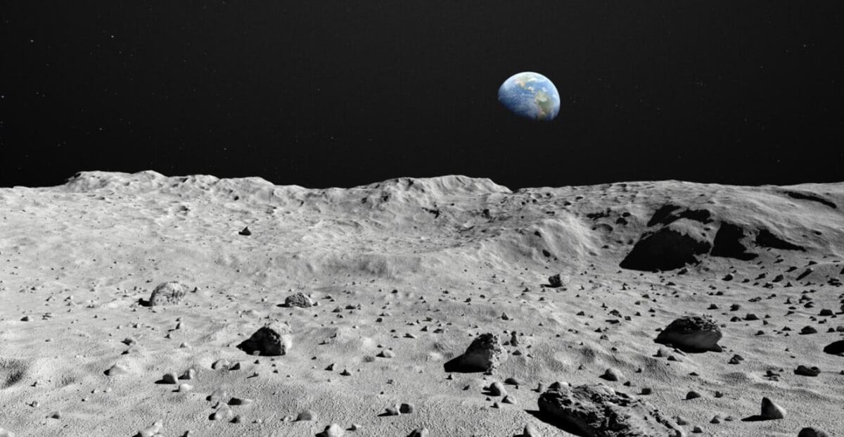    Температура на Луне крайне непостоянна. Источник изображения: artstation.com