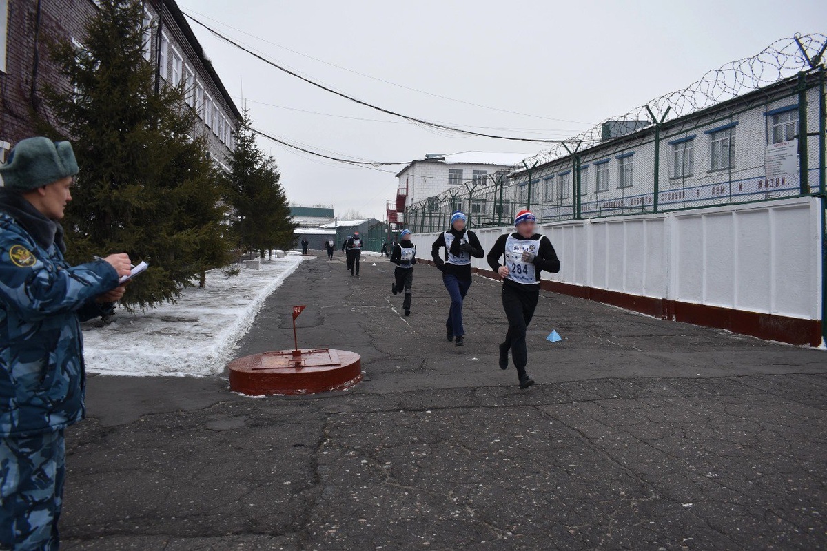   Забег в колонии Омска. Фото пресс-служба УФСИН по Омской области