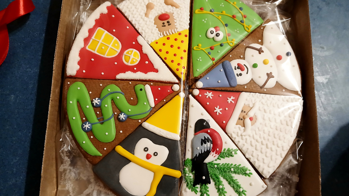 Пряничная пицца