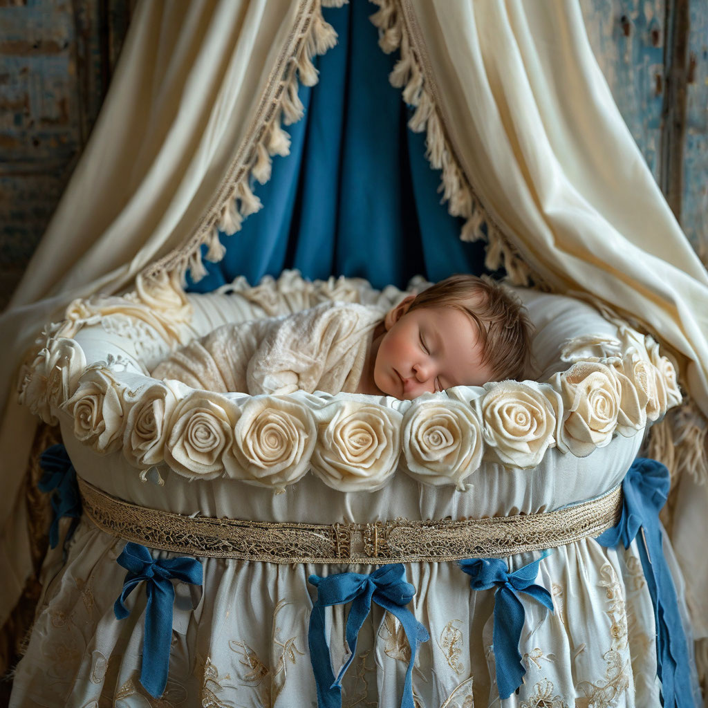 Люлька с малышом. 😍😍😍 ❤❤❤💕Изображение создано нейросетью Яндекса «Шедеврум» специально для рассказа. 