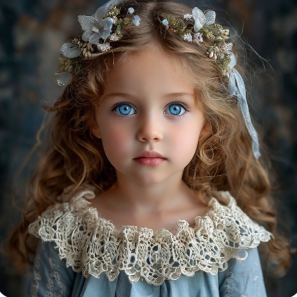 Маленькая добрая девочка Лиза. Изображение создано нейросетью Яндекса «Шедеврум» специально для рассказа. 