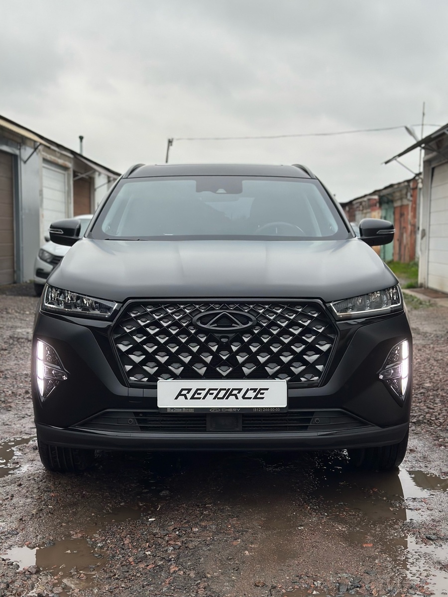 Полная оклейка Chery Tiggo в матовую пленку