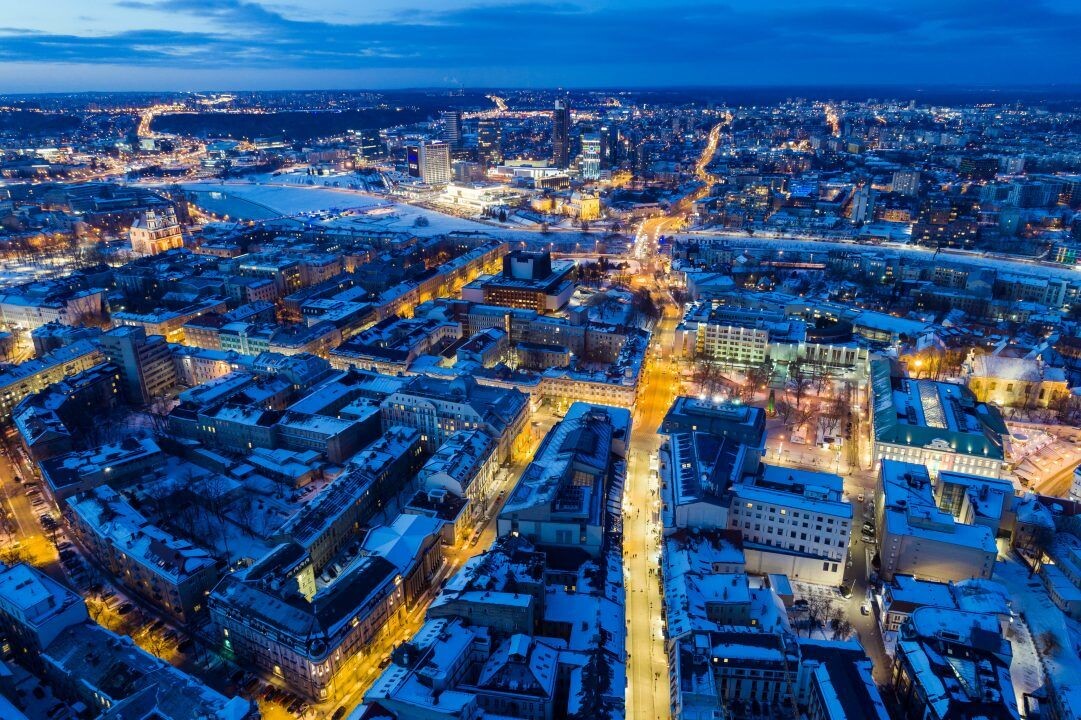 Вильнюс с высоты птичьего полета © vilnius.lt