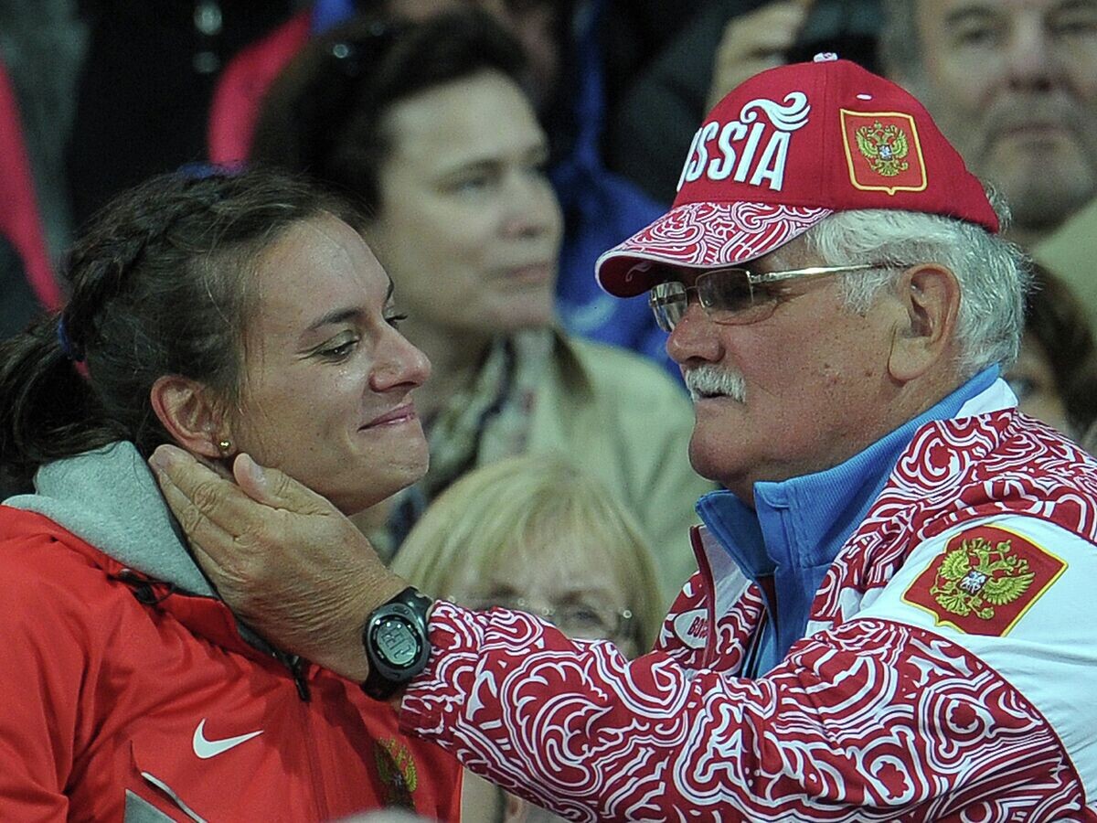    Елена Исинбаева и Евгений Трофимов© РИА Новости / Григорий Сысоев