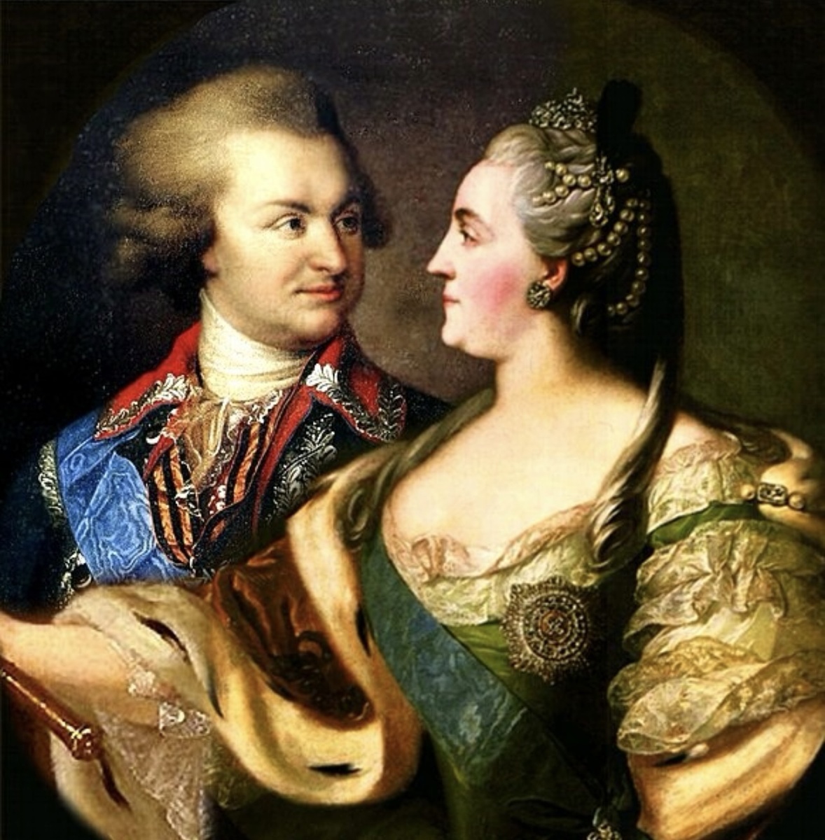 Г. А. Потёмкин с Екатериной II