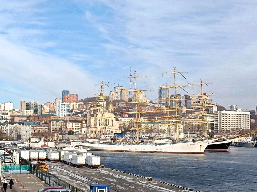 Вид с Морского вокзала