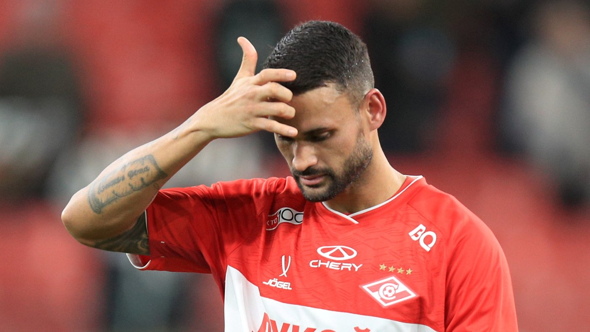 Нападающий московского "Спартака" бразилец Виллиан Жозе. Фото из интернета.