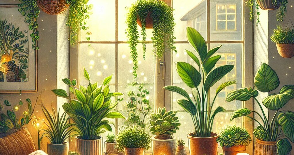 Создаем уют на подоконнике: зелень, свет и детали