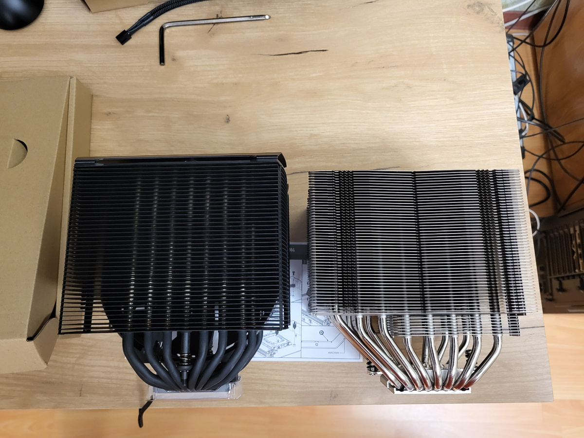 Перед вами 2 самых мощных куллера в мире для домашних ПК со снятыми вентиляторами.