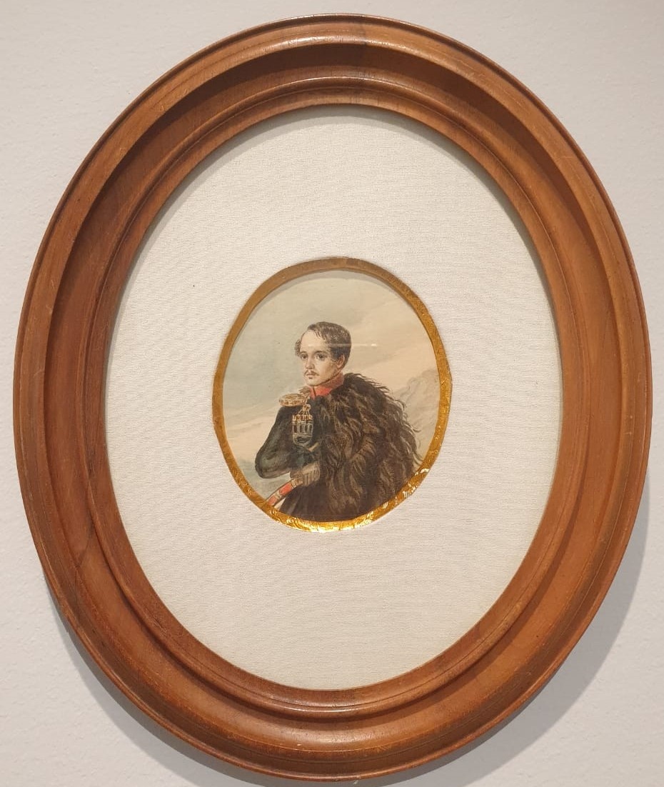 М.Ю.Лермонтов Автопортрет 1837-1838