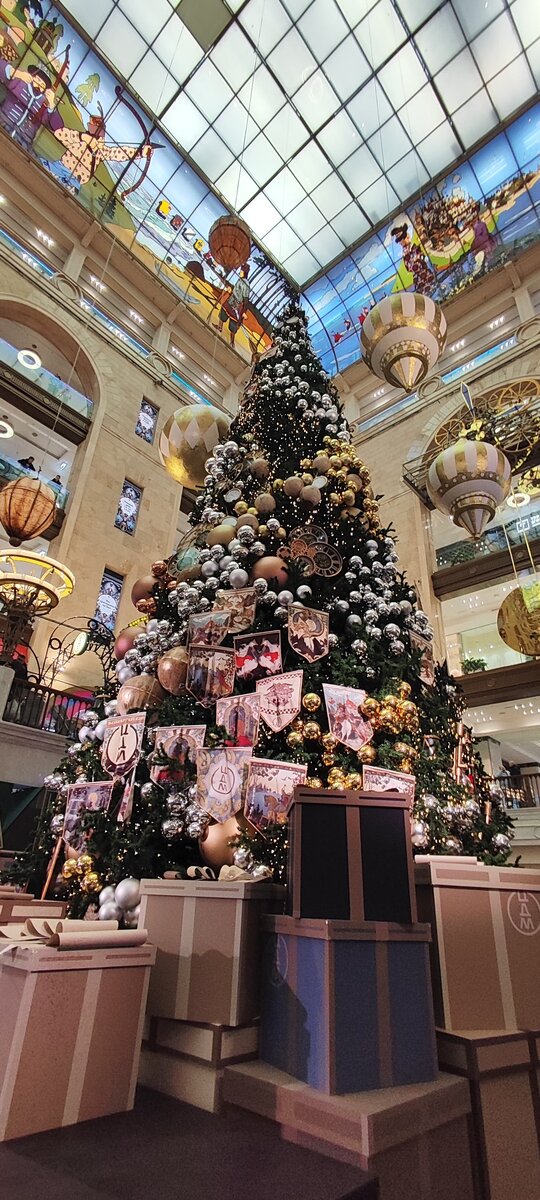 В праздничные дни в главном холе наряжена ёлка, возле которой проходят представления