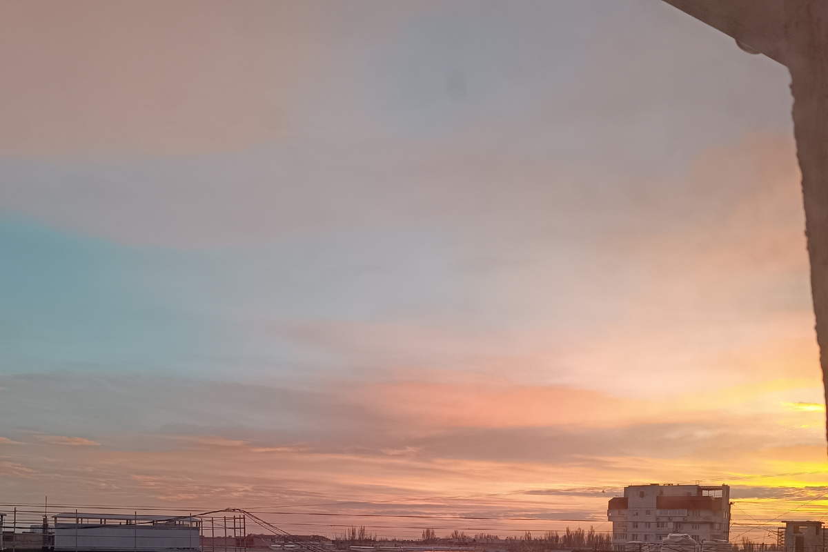 6.30 утра. Из окна спальни