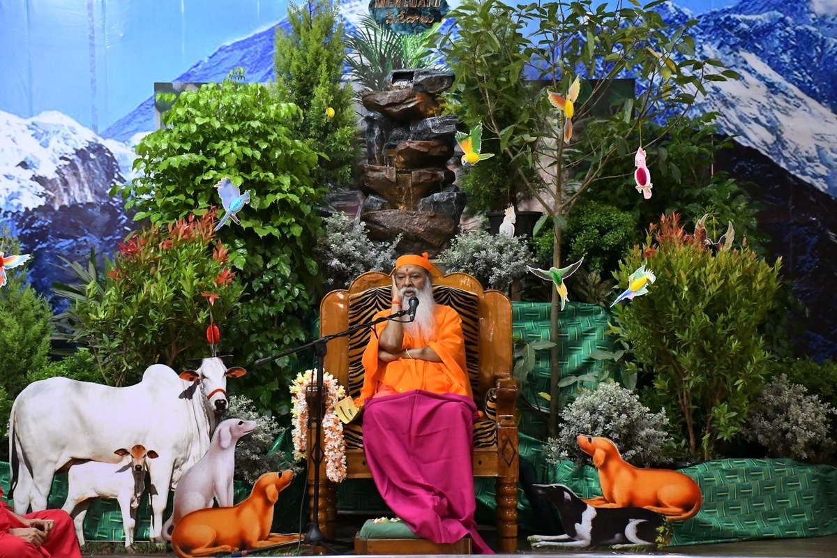 Лекция о карма-йоге в Виджаяваде 2 января 2025