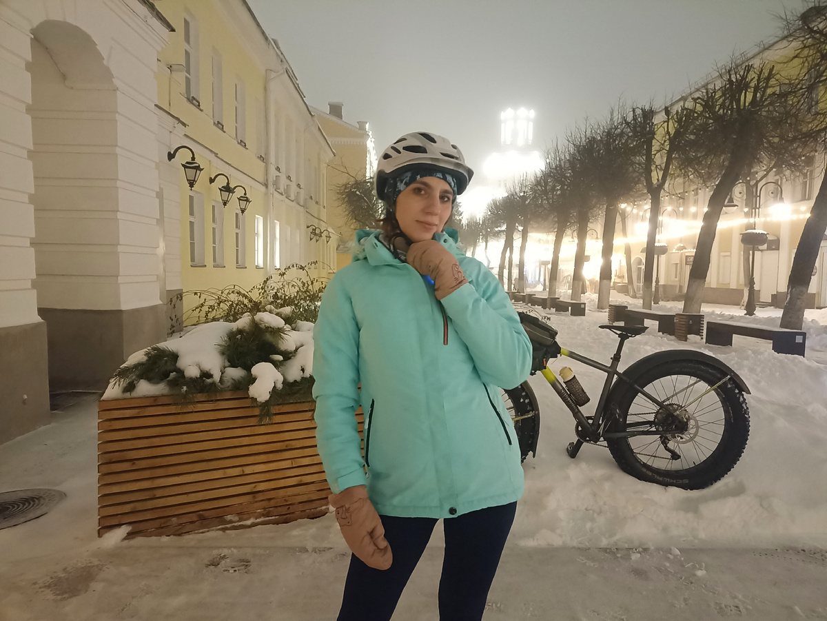 На предновогодней улице