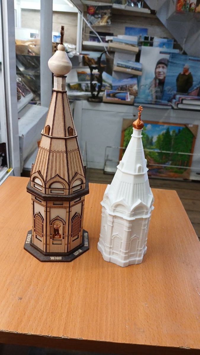 Из фанеры можно штук 10 таких нарезать, пока одна на 3d принтере печатается