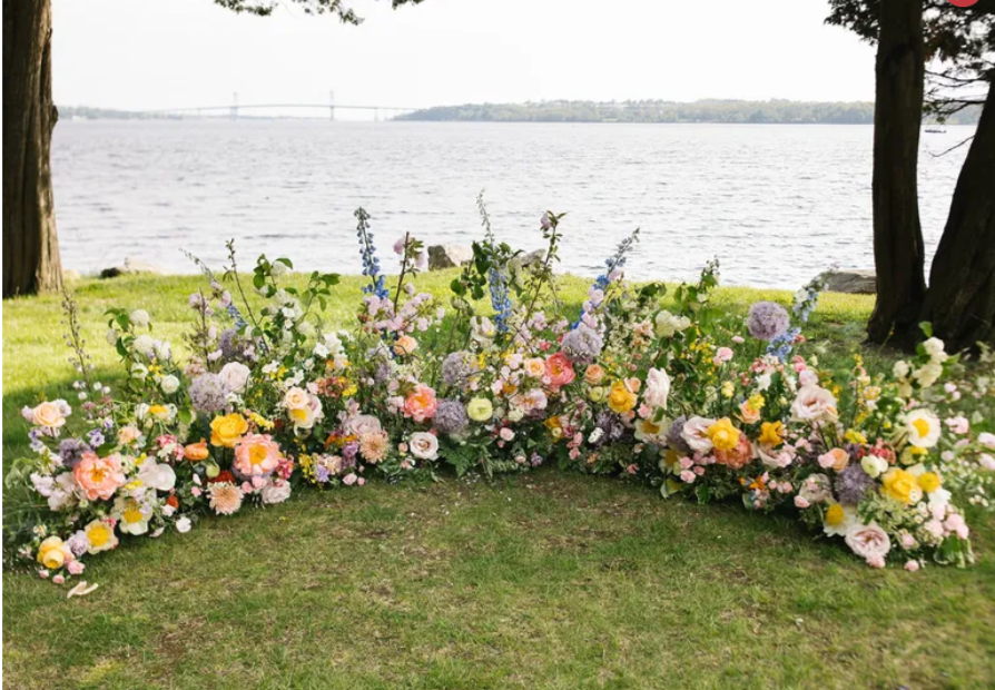 свадебная арка из цветов