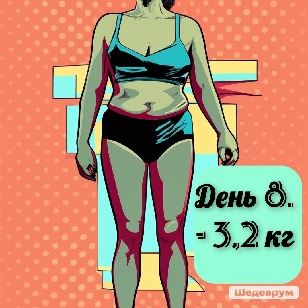 Результат за 8 дней