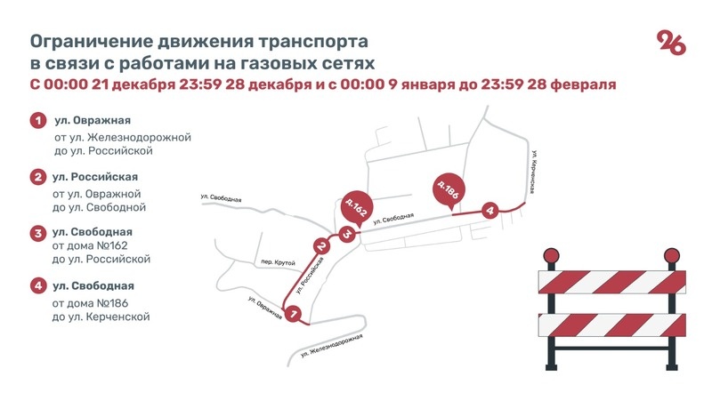    Схема проезда изменится на нескольких улицах Ставрополя Фото: Анна Егазарян / / ИА «Победа26»