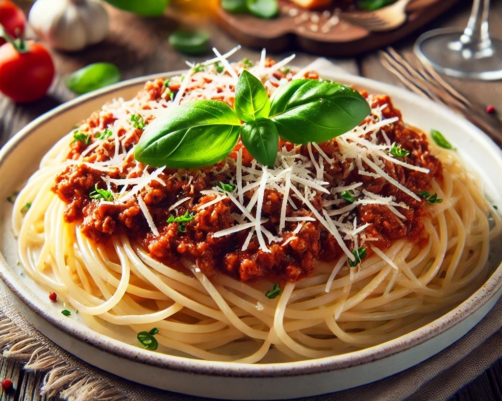 Спагетти с соусом Болоньезе 
