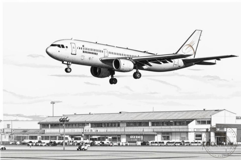 Стих про график рейсов
Кружащий самолет