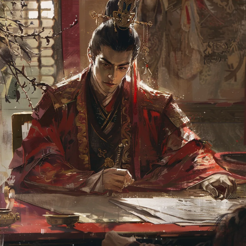 Молодой Цао Мао по мнению Midjorney 6.1