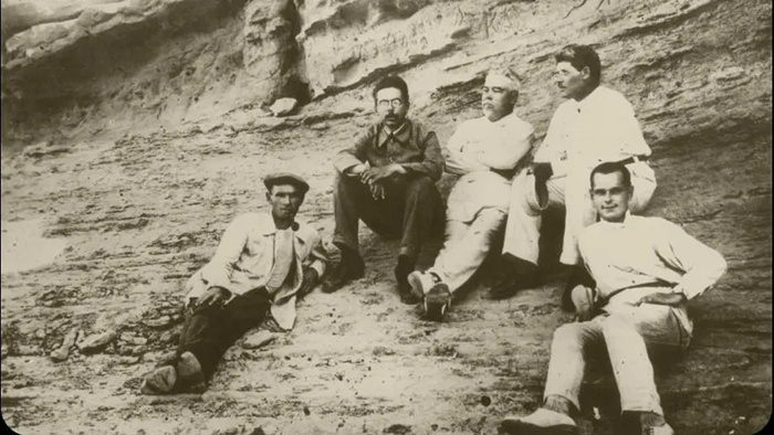 Крупнейшие специалисты-нефтяники А. Н. Рябинин, И. М. Губкин, Д. В. Голубятников, А. М. Абрамович