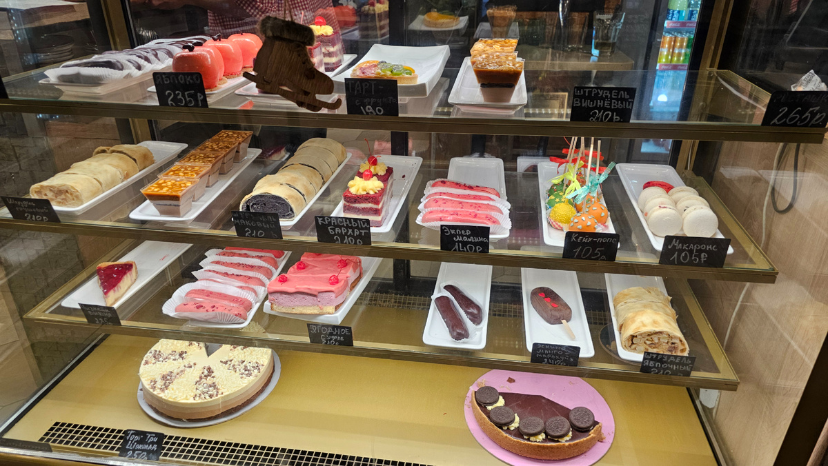 Десерты в кофейне «Марципан и мёд»