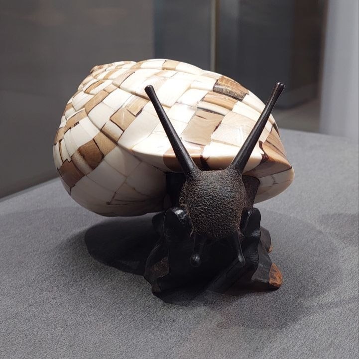 Камнерезная работа "Улитка", 2029 год, фото автора, январь 2025 года