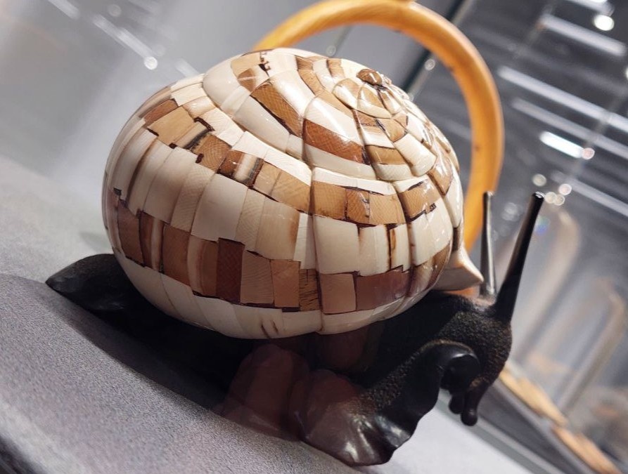 Камнерезная работа "Улитка", 2029 год, фото автора, январь 2025 года