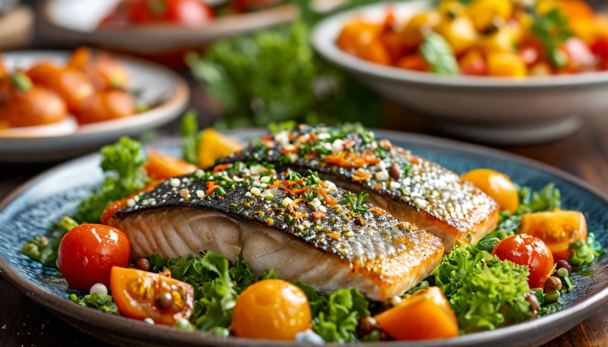 Стейк + овощи идеальный вариант для основного блюда