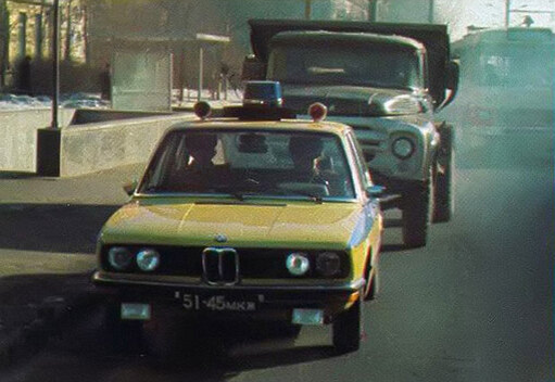 BMW 5 E12 служила и в милиции СССР