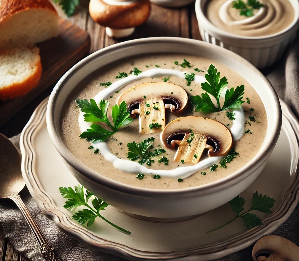 Суп-пюре из грибов  
