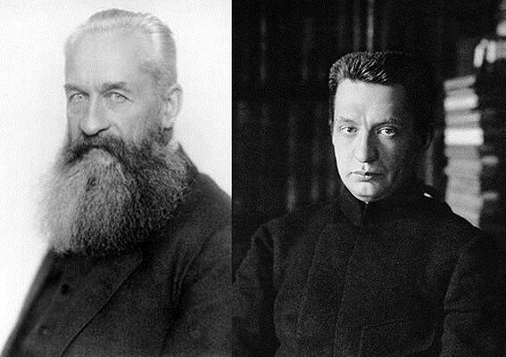 Слева - первый глава Временного правительства князь Г. Е. Львов. Представитель княжеского рода Львовых, одной из ветвей Рюриковичей. Фото 1919 года. На фото справа - сменивший Львова на посту министра-председателя 7 (20) июля 1917 года А. Ф. Керенский. Он был вторым главой государства, а третьим стал В. И. Ленин, но то было уже немного другое государство 
