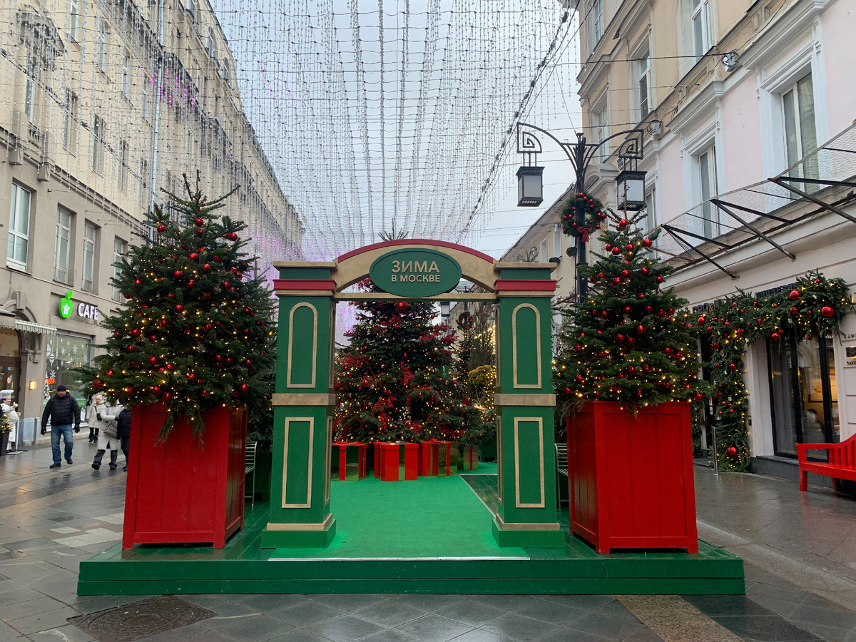 Камергерский переулок. Зима в Москве