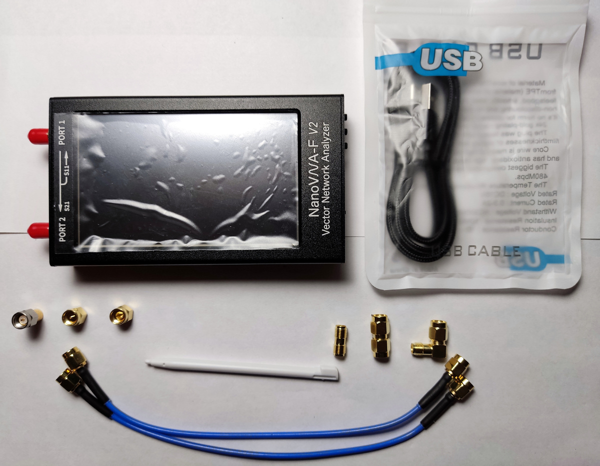 NanoVNA-F V2. Комплектация.