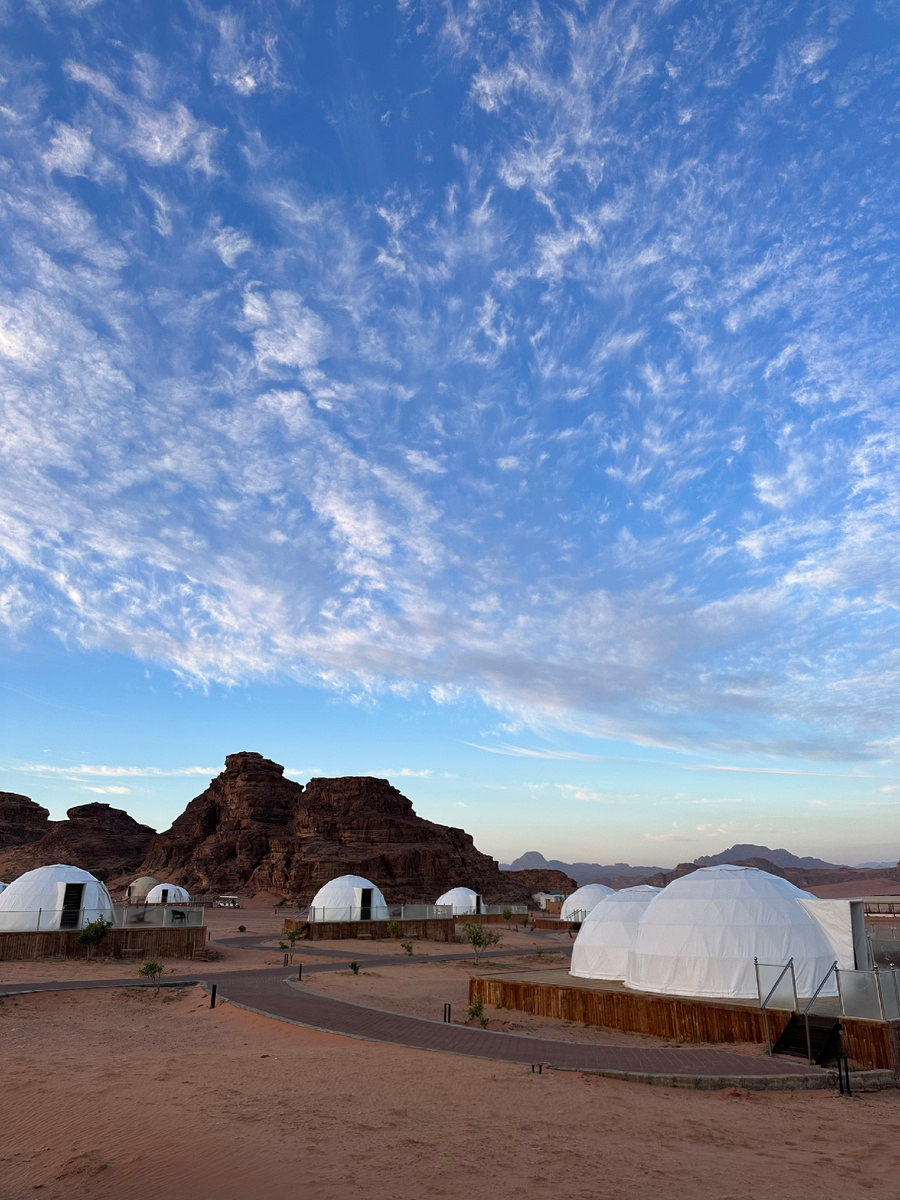 Домики в отеле в пустыне Вади Рам, Иордания