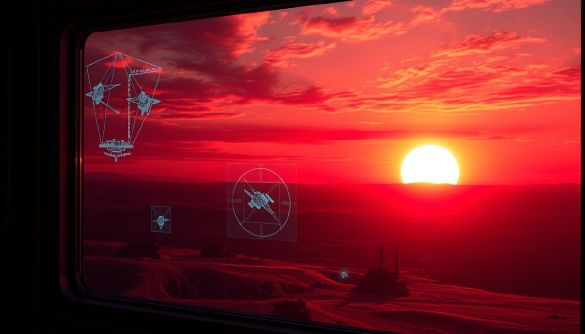 красный рассвет