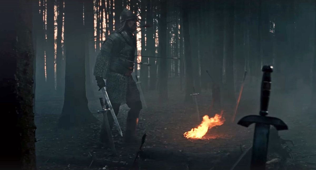 кадры из клипа SHAMANа "Вороны мои"